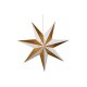 LIVARNO home Weihnachtsstern Papier LED (cremeweiß/gold) - B-Ware sehr gut