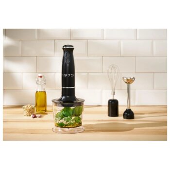 SILVERCREST® Stabmixer-Set »Retro 1973 SSMSR 600 A1« (Schwarz) - B-Ware neuwertig