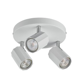 LIVARNO home Deckenstrahler / Schienenleuchte, mit 3 neig- und schwenkbaren Spots - B-Ware