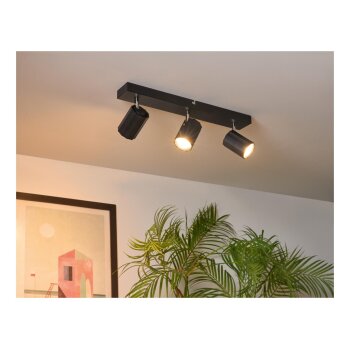 LIVARNO home Deckenstrahler / Schienenleuchte, mit 3 neig- und schwenkbaren Spots - B-Ware