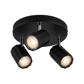 LIVARNO home Deckenstrahler / Schienenleuchte, mit 3 neig- und schwenkbaren Spots - B-Ware
