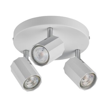 LIVARNO home Deckenstrahler / Schienenleuchte, mit 3 neig- und schwenkbaren Spots - B-Ware