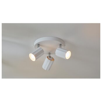 LIVARNO home Deckenstrahler / Schienenleuchte, mit 3 neig- und schwenkbaren Spots - B-Ware