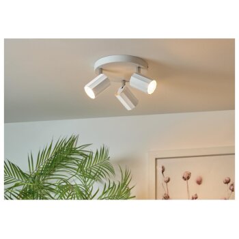 LIVARNO home Deckenstrahler / Schienenleuchte, mit 3 neig- und schwenkbaren Spots - B-Ware