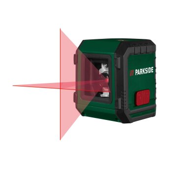PARKSIDE® Laserentfernungsmesser »PLEM 20 B6« / Kreuzlinienlaser mit Klemme »PKLL 7 F7« (Kreuzlinienlaser) - B-Ware sehr gut