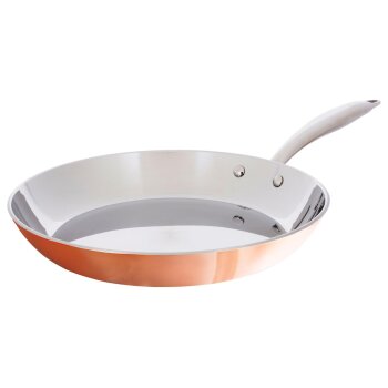SILVERCREST® Kupferpfanne, Ø 28 cm, Edelstahl mit Kupferschicht - B-Ware neuwertig