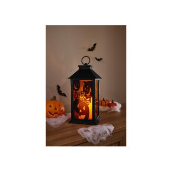 LIVARNO home LED-Halloween-Laterne (eckig/orange) - B-Ware neuwertig