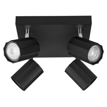 LIVARNO home Deckenschienenleuchte / Deckenstrahler, mit 4 neig- und schwenkbaren Spots - B-Ware