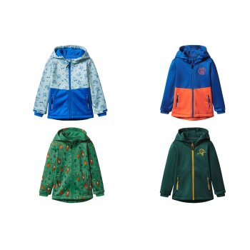 lupilu® Kleinkinder Softshelljacke, gefüttert -...