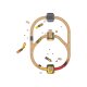 lupilu® Eisenbahn-Set, Baustelle - B-Ware neuwertig