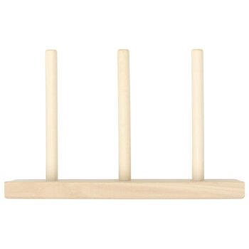 Playtive Regenbogen-Stapelwürfel / Regenbogen-Legespiel / Regenbogen-Stecktürme / Mosaik-Spiel (Steckturmblock mit 3 Türmen) - B-Ware sehr gut