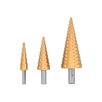 Parkside 3er Set Stufenbohrer PSB 6 A1 - B-Ware neuwertig