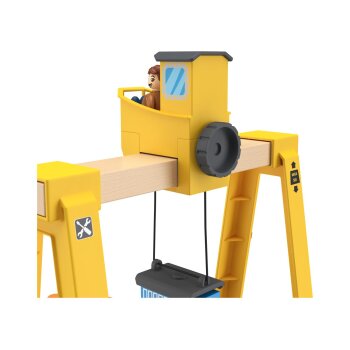 lupilu® Verladekran / Tunnel / Bogenbrücke / Mechanischer Bahnübergang, 5-teilig / 7-teilig - B-Ware