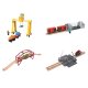 lupilu® Verladekran / Tunnel / Bogenbrücke / Mechanischer Bahnübergang, 5-teilig / 7-teilig - B-Ware