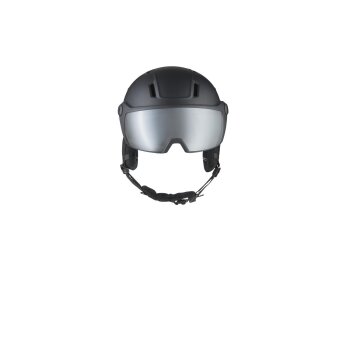 CRIVIT Kinder Skihelm mit selbsttönendem Visier (Schwarz) - B-Ware sehr gut