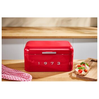 SILVERCREST® Brotkasten »1973«, aus pulverbeschichtetem Metall (Rot) - B-Ware Transportschaden Kosmetisch