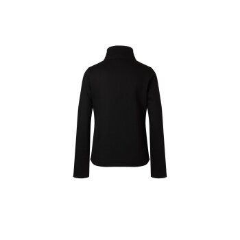 CRIVIT Damen Strick-Fleecejacke mit seitlichen Eingrifftaschen (Schwarz, L(44/46)) - B-Ware neuwertig