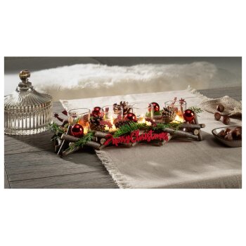 LIVARNO home Adventskranz rechteckig mit 4...