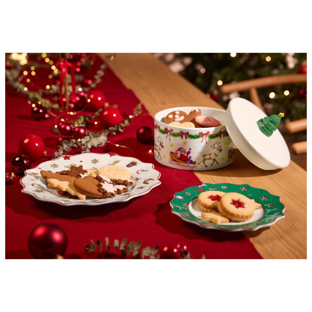 SILVERCREST® Servierteller-Set / Keksdose / Servierschalen-Set