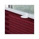 Lichtblick Klemmfix Plissee, stufenloses Einstellen, blickdicht, Montage ohne Bohren, 70 x 130 cm, brombeer - B-Ware neuwertig