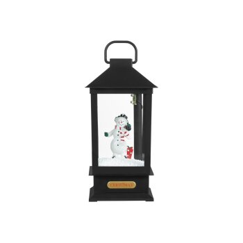 LIVARNO home Laterne mit Schneefunktion und Musik - B-Ware