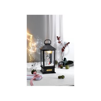 LIVARNO home Laterne mit Schneefunktion und Musik - B-Ware