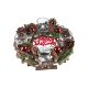 LIVARNO home Adventskranz rund mit 4 Teelichthaltern (Rot) - B-Ware sehr gut