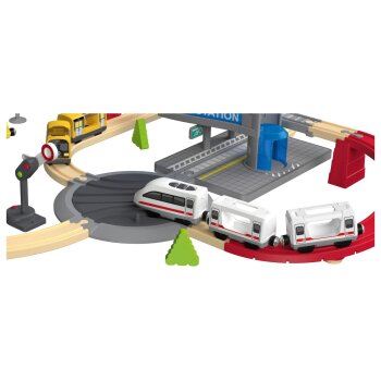 lupilu® Eisenbahnset City-Express / Dinoland (City-Express Bahn) - B-Ware sehr gut