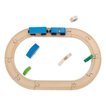 LUPILU® Bahnset Bauernhof / Prinzessin / Feuerwehr / Polizei - B-Ware
