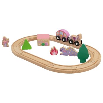 LUPILU® Bahnset Bauernhof / Prinzessin / Feuerwehr / Polizei - B-Ware