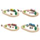 LUPILU® Bahnset Bauernhof / Prinzessin / Feuerwehr / Polizei - B-Ware