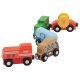 LUPILU® Lastzug / Feuerwehrzug / Kinderzug / Güterzug, 5-teilig - B-Ware