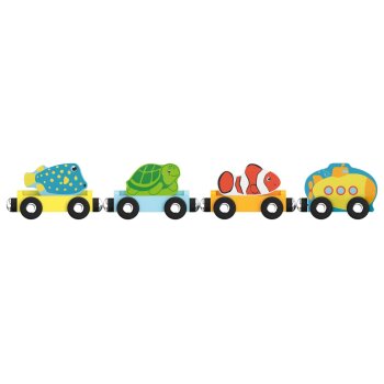 lupilu® Holz-Eisenbahnsets - B-Ware
