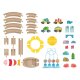 lupilu® Holz-Eisenbahnsets - B-Ware