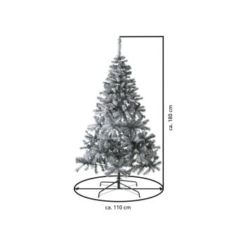 LIVARNO home Weihnachtsbaum künstlich 180 cm (beflockt) - B-Ware sehr gut