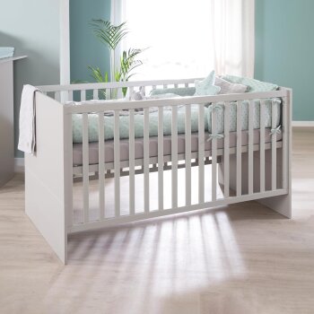 roba Kombi-Kinderbett Lea, 70 x 140 cm, grau - B-Ware Transportschaden Kosmetisch