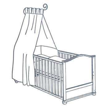 roba Komplettbettset Woodland Buddies, 70 x 140 cm,...