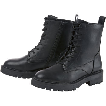 esmara® Damen Stiefelette mit seitlichen Reißverschlüssen (Schwarz, 38) - B-Ware neuwertig
