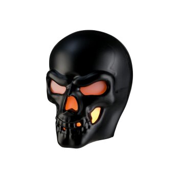 LIVARNO home Halloween Totenkopf beleuchtet (Schwarz) - B-Ware sehr gut