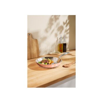 SILVERCREST® Kupferpfanne, Ø 24 cm, Edelstahl mit Kupferschicht - B-Ware neuwertig