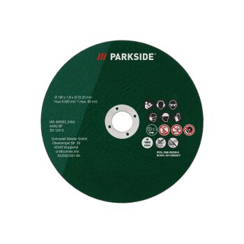 PARKSIDE® Metall-Trennscheiben / Edelstahl-Trennscheiben, 6 Stück - B-Ware