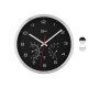 LIVARNO home Aluminium Funkwanduhr mit Thermometer und Hygrometer - B-Ware