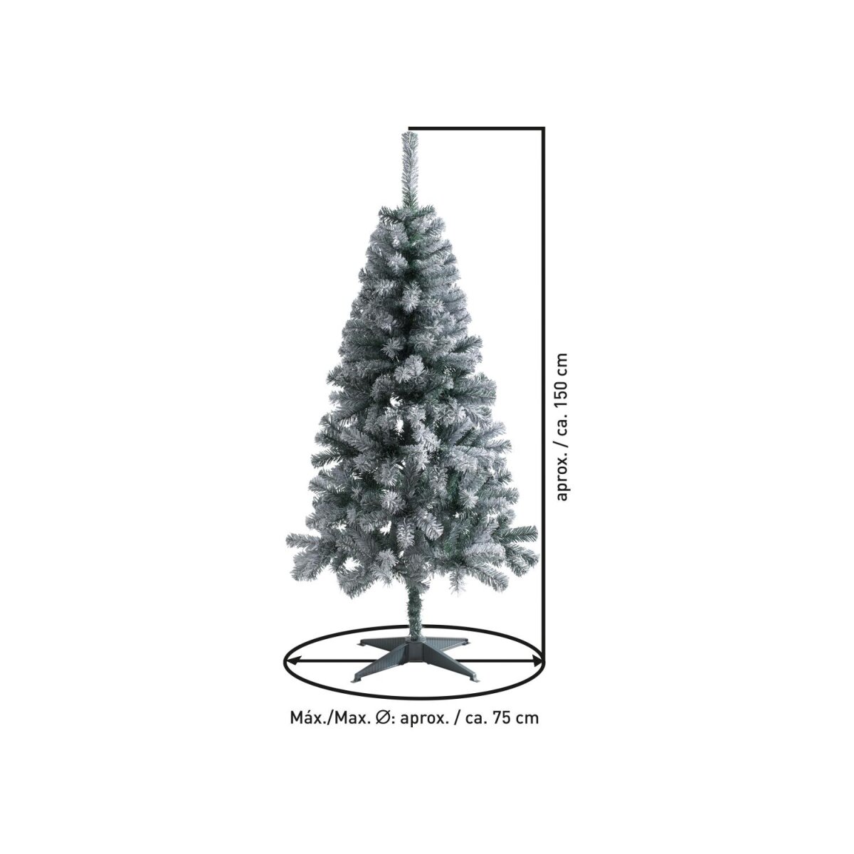 LIVARNO home Künstlicher Weihnachtsbaum, 150 cm