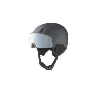 CRIVIT Kinder Skihelm mit selbsttönendem Visier (Schwarz) - B-Ware neuwertig