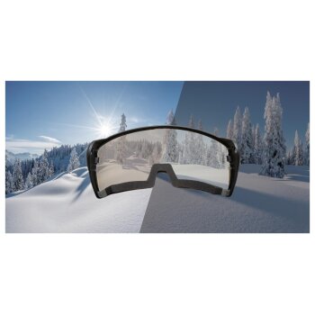 CRIVIT Kinder Skihelm mit selbsttönendem Visier...