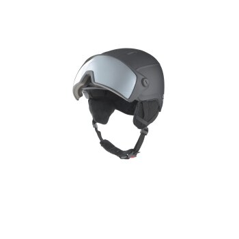 CRIVIT Kinder Skihelm mit selbsttönendem Visier (Schwarz) - B-Ware neuwertig