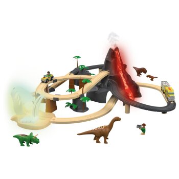 lupilu® Eisenbahnset, Dinoland - B-Ware neuwertig