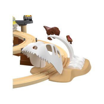 lupilu® Eisenbahnset, Dinoland - B-Ware neuwertig