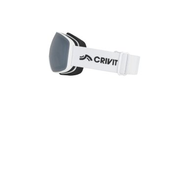 CRIVIT Kinder Ski- und Snowboardbrille (Rahmenlos, Weiß) - B-Ware sehr gut