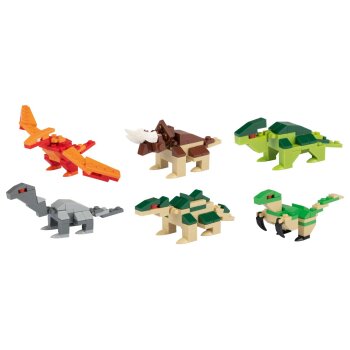 PLAYTIVE CLIPPYS Clippysaurier im Ei, 6er-Set - B-Ware...